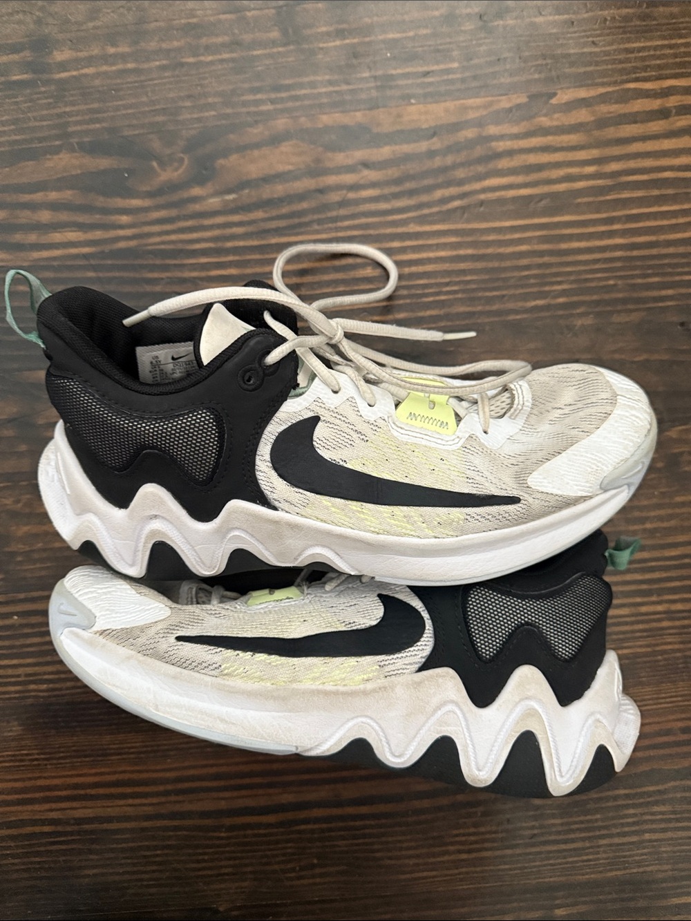 Nike Kids Sneakers - White, Black & Mint